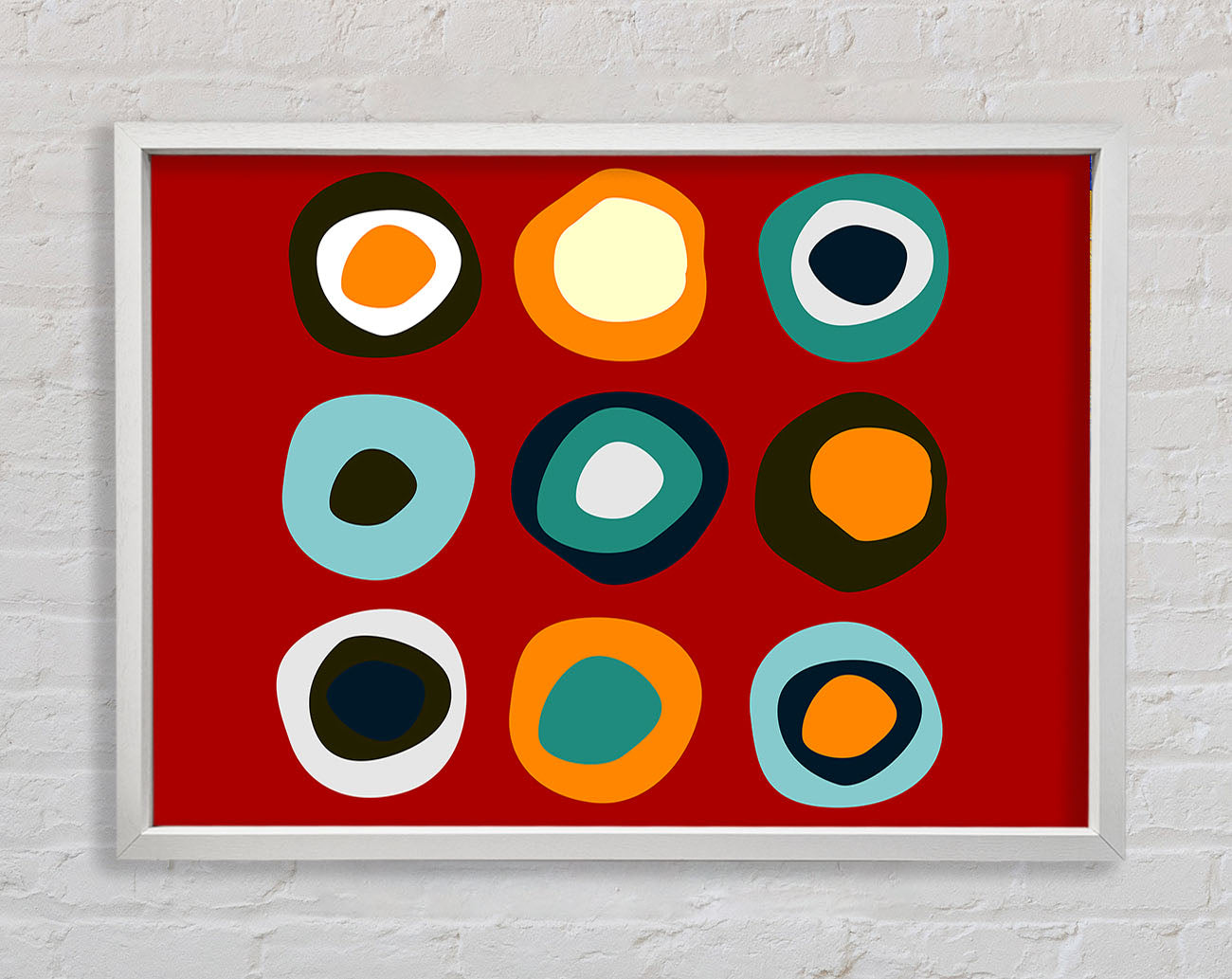 Circumference Of Colour Framed Wall Art