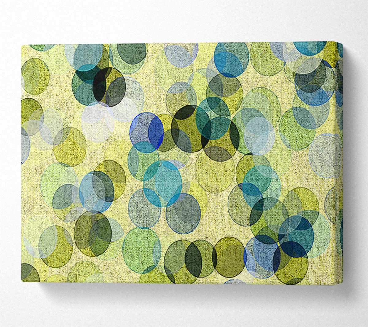 Over Lapping Bubbles Canvas Wall Art