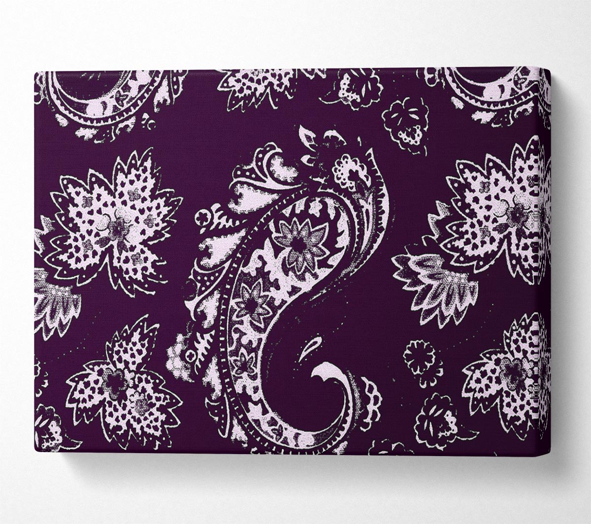 Prolongation Purple Canvas Wall Art