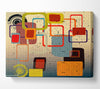 Retro Squares Canvas Wall Art