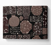 Expressionism Chocolate Canvas Wall Art