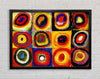 Circles And Squares Framed Wall Art