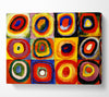 Circles And Squares Canvas Wall Art