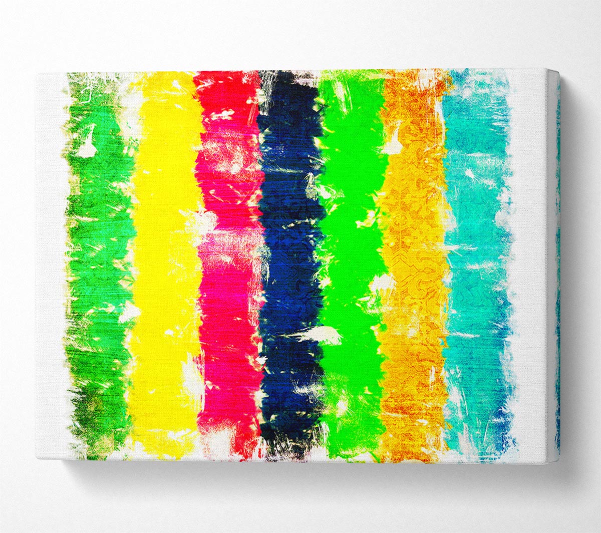 Crayon Delight Canvas Wall Art