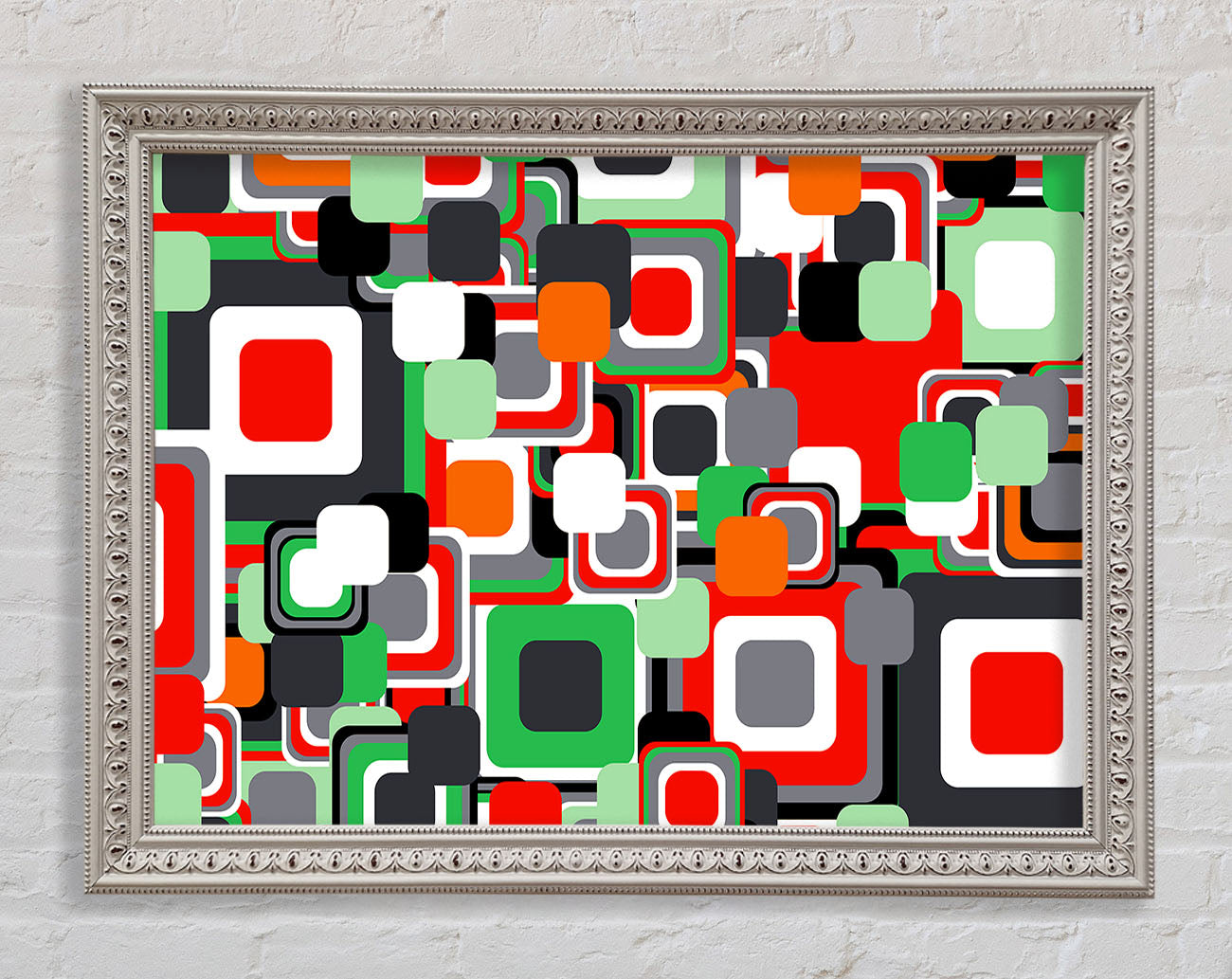 City Blocks Framed Wall Art