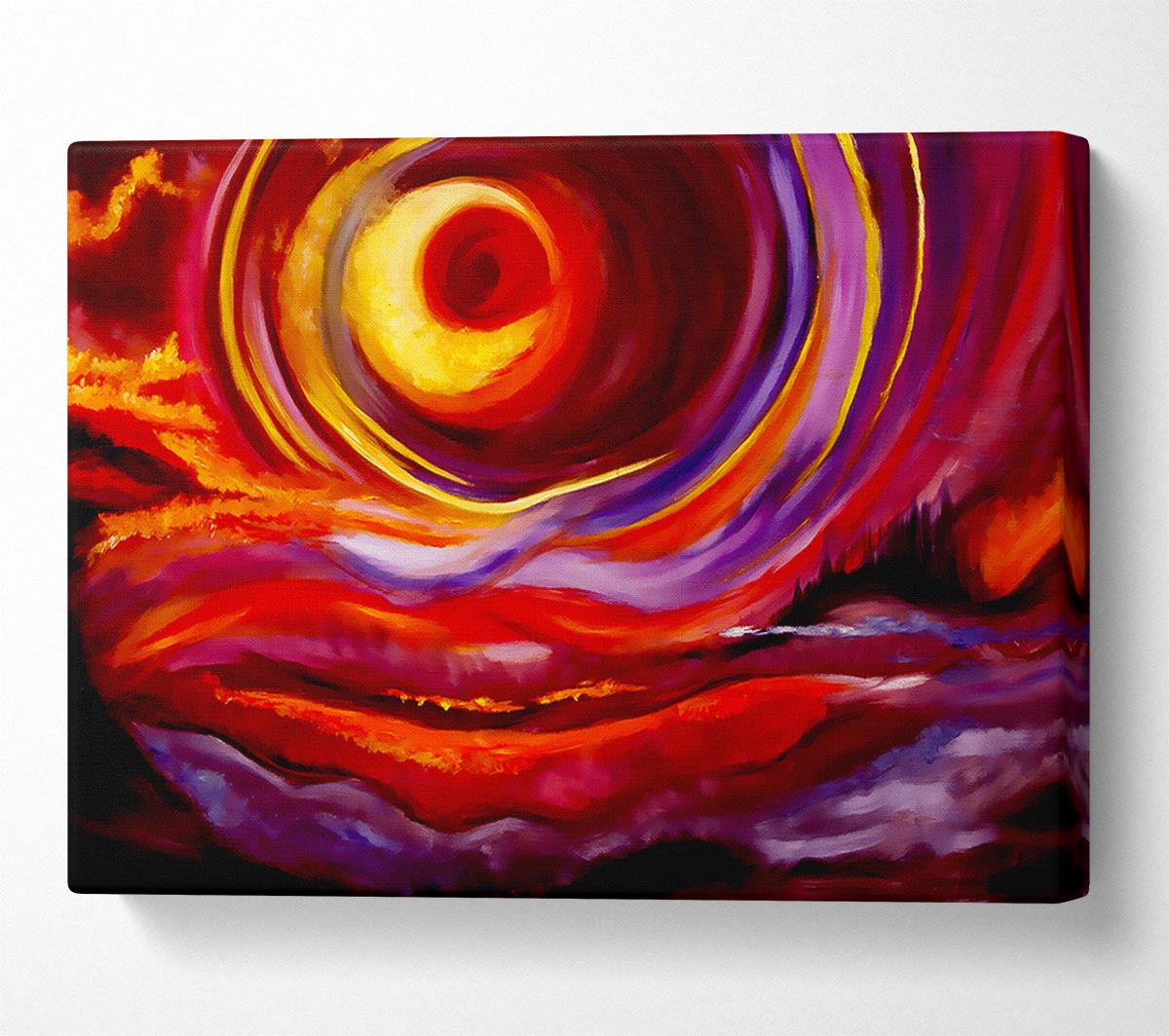 The Distant Planet Ocean Rainbow Canvas Wall Art