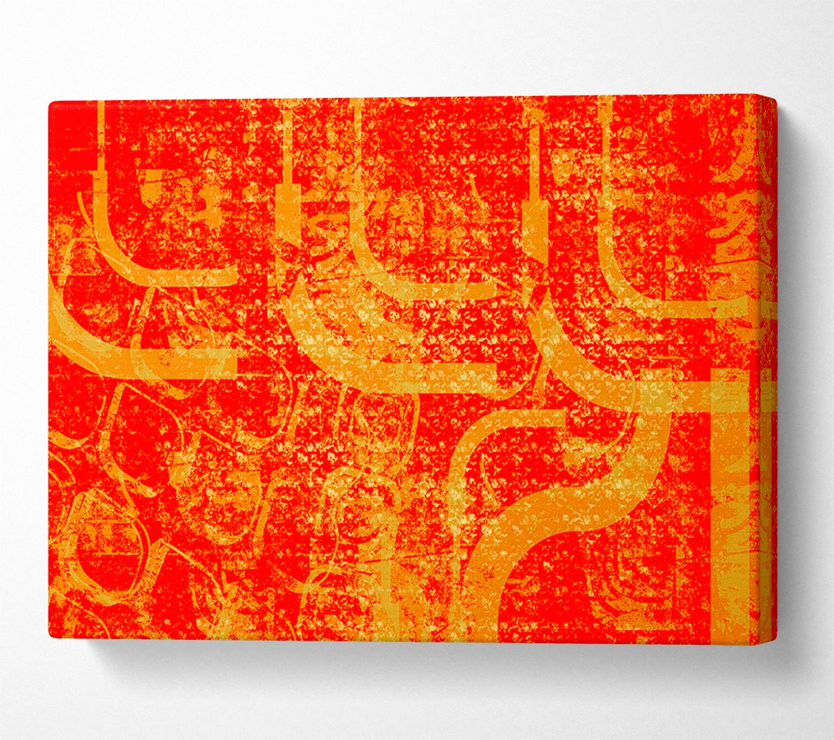 Union Of Orange Canvas Wall Art