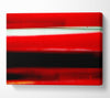 Red Ocean Abstract Canvas Wall Art