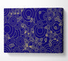 Golden Purple Canvas Wall Art