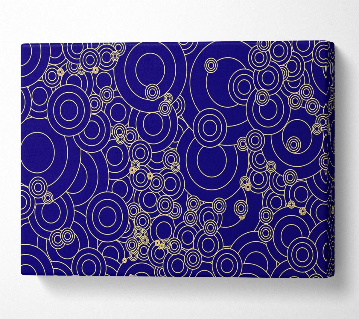 Golden Purple Canvas Wall Art