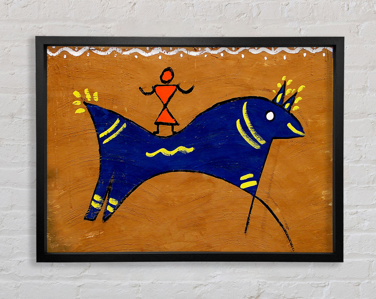 Aborigional Animal Of Peace Framed Wall Art