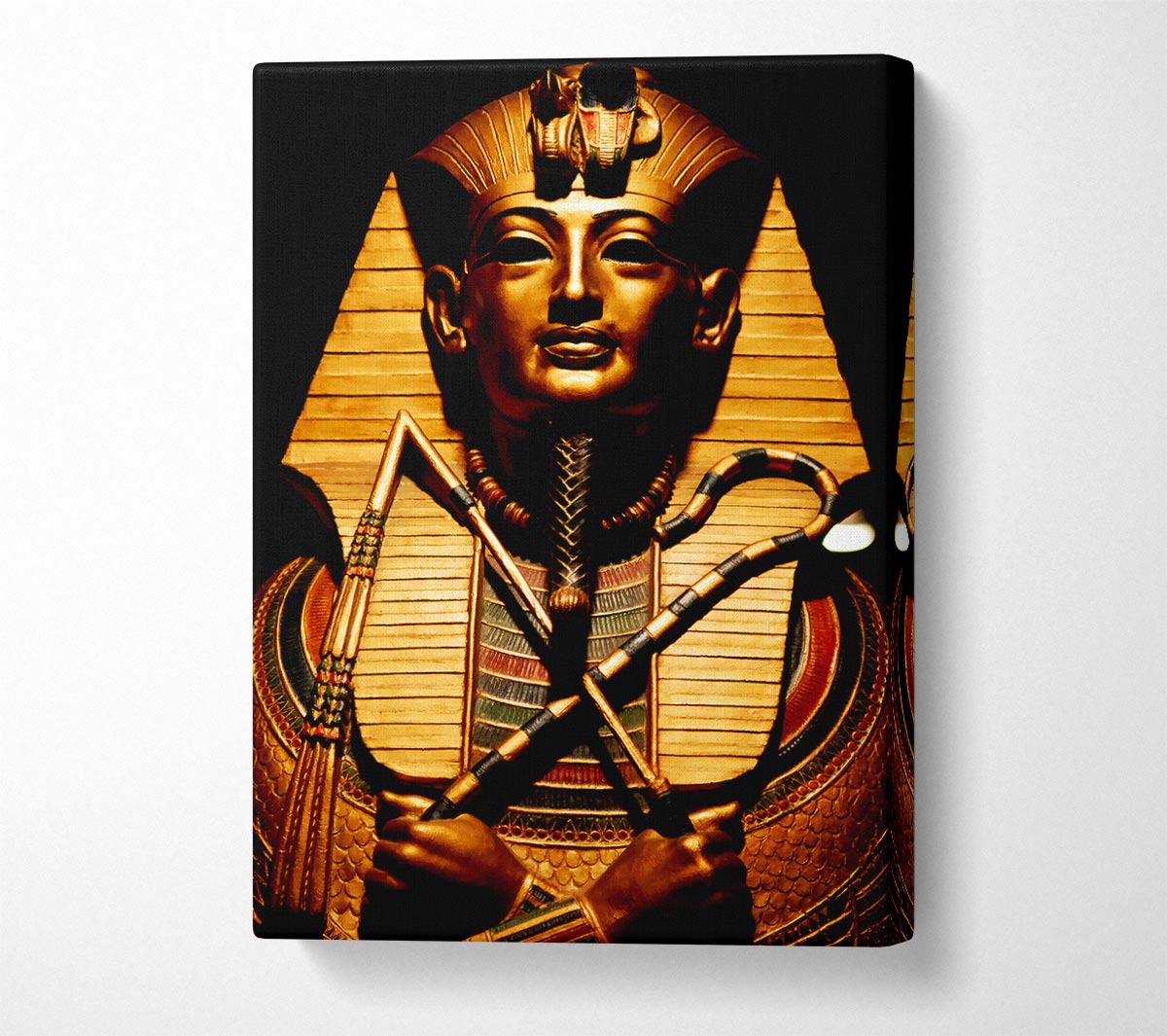 Egyptian Golden Pharaoh Canvas Wall Art