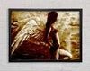 Brown Winged Angel Framed Wall Art