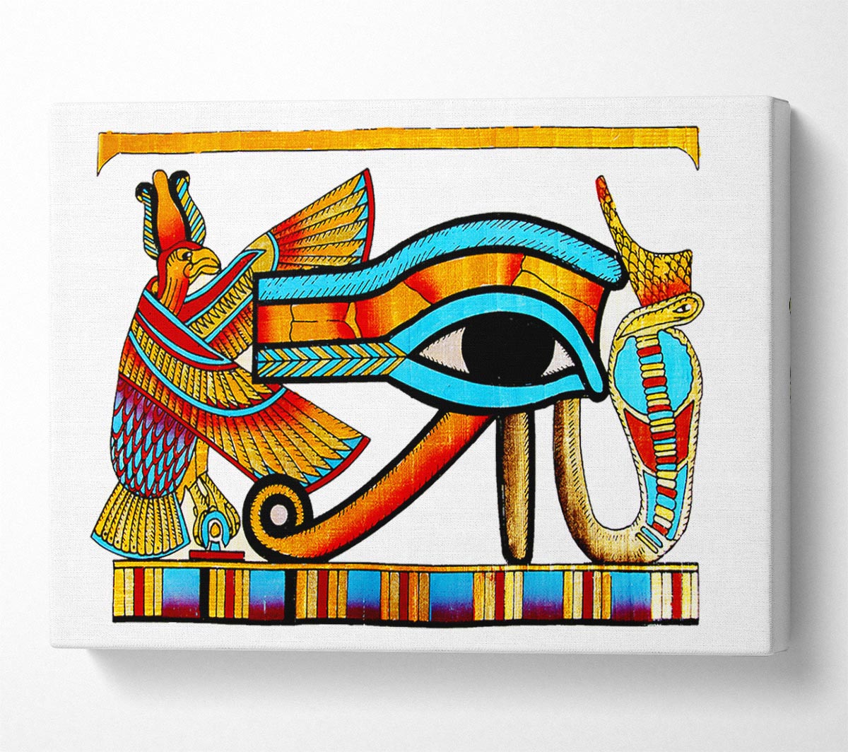 Egyptian All Seeing Eye Of Ra Canvas Wall Art