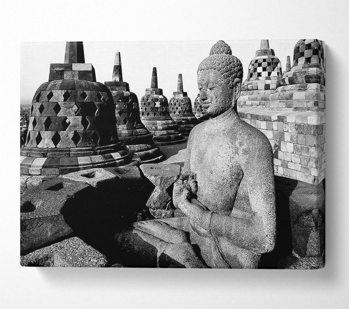 Peaceful Buddha Home Canvas Wall Art
