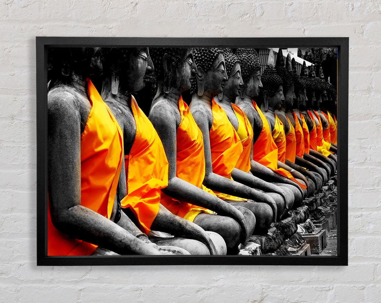 Buddha Statue Gods Framed Wall Art