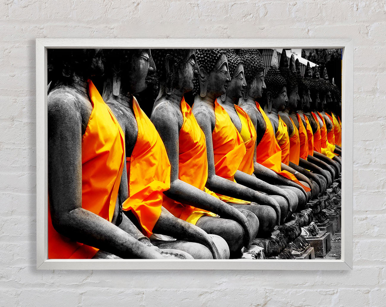 Buddha Statue Gods Framed Wall Art