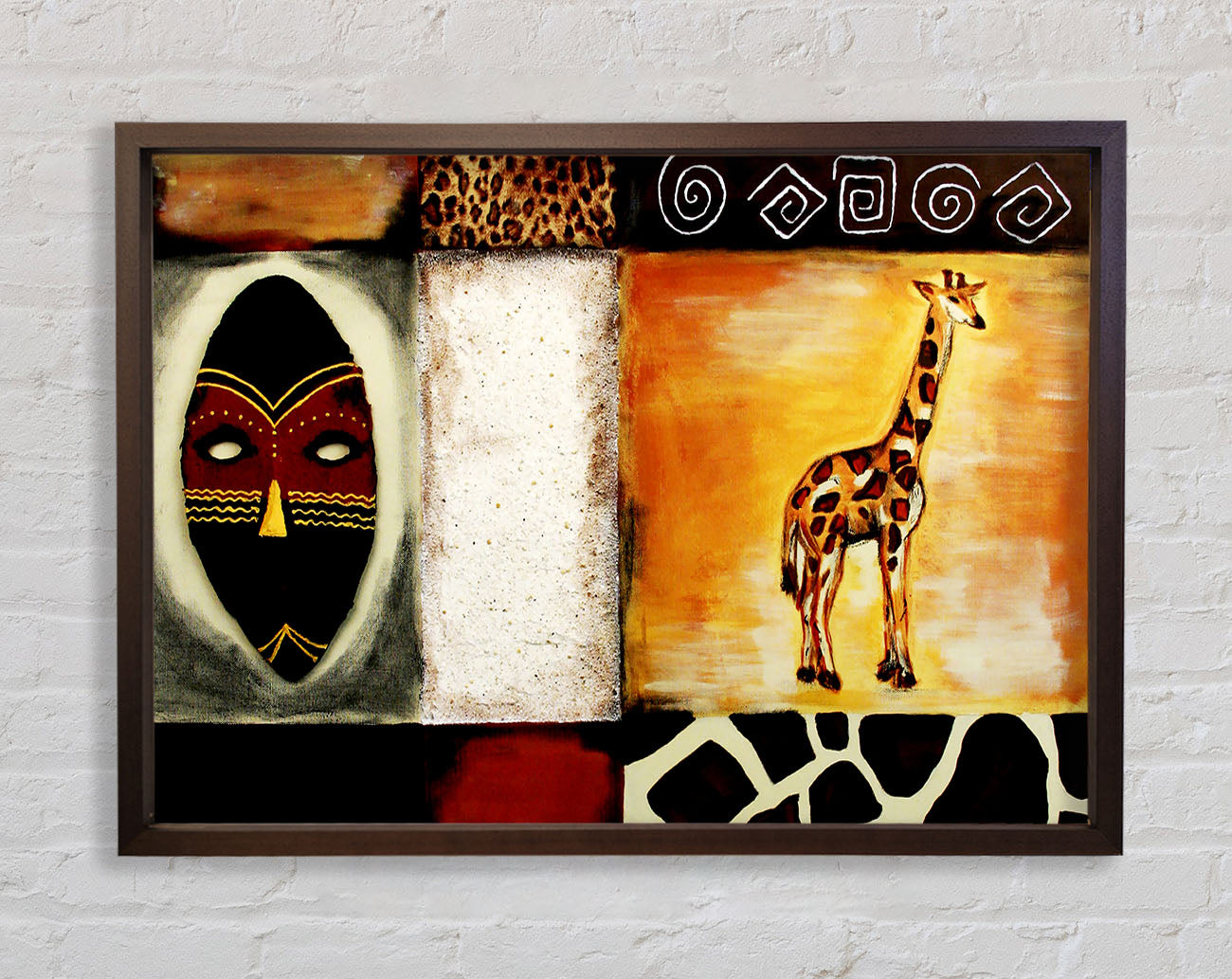 African Tribal Art Framed Wall Art