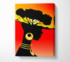 African Female Home Lands Canvas Wall Art