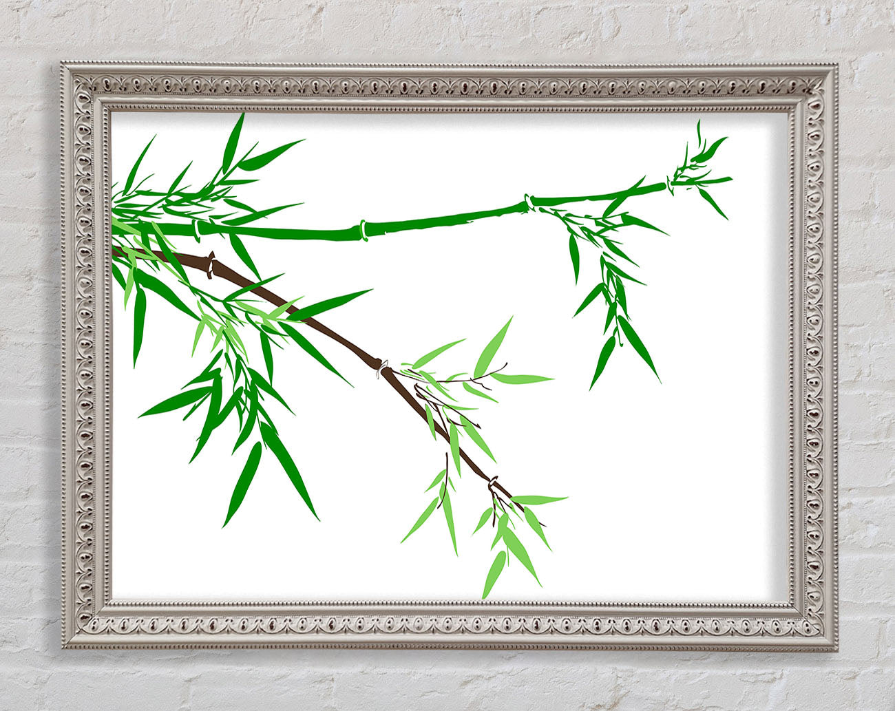 Bamboo Branches Framed Wall Art