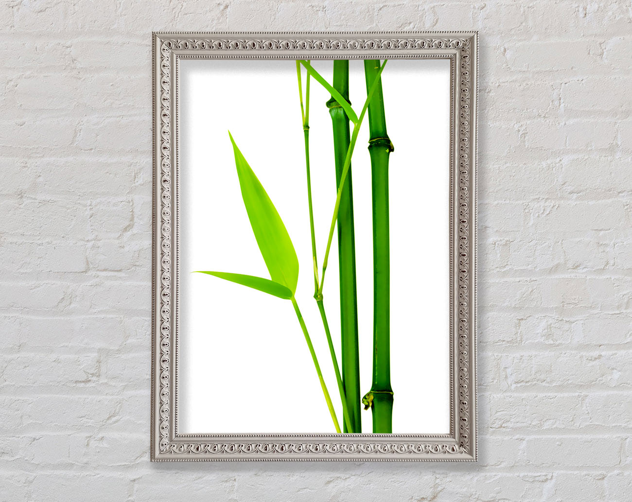 Bamboo Cane Framed Wall Art