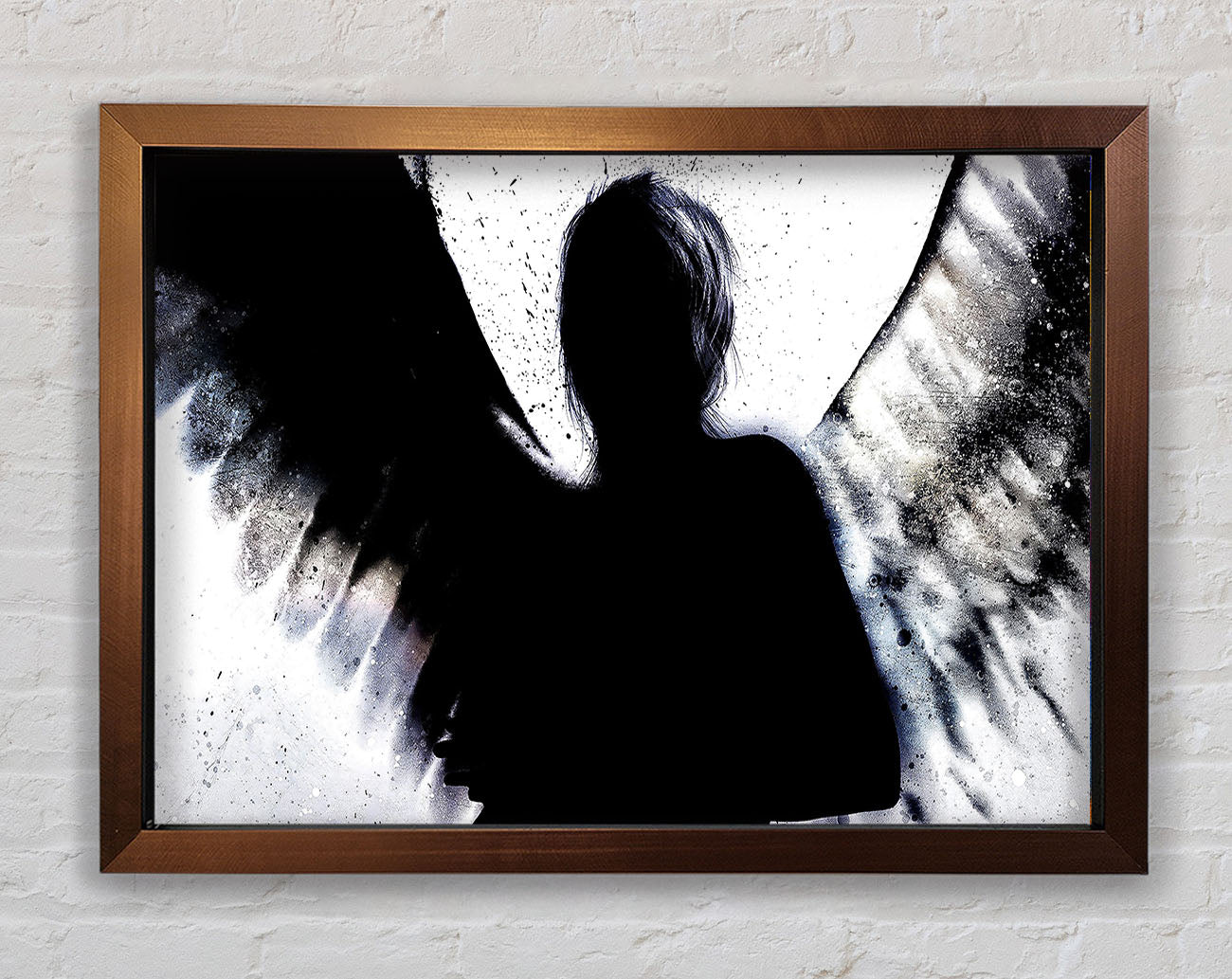 Angel Shadow Framed Wall Art