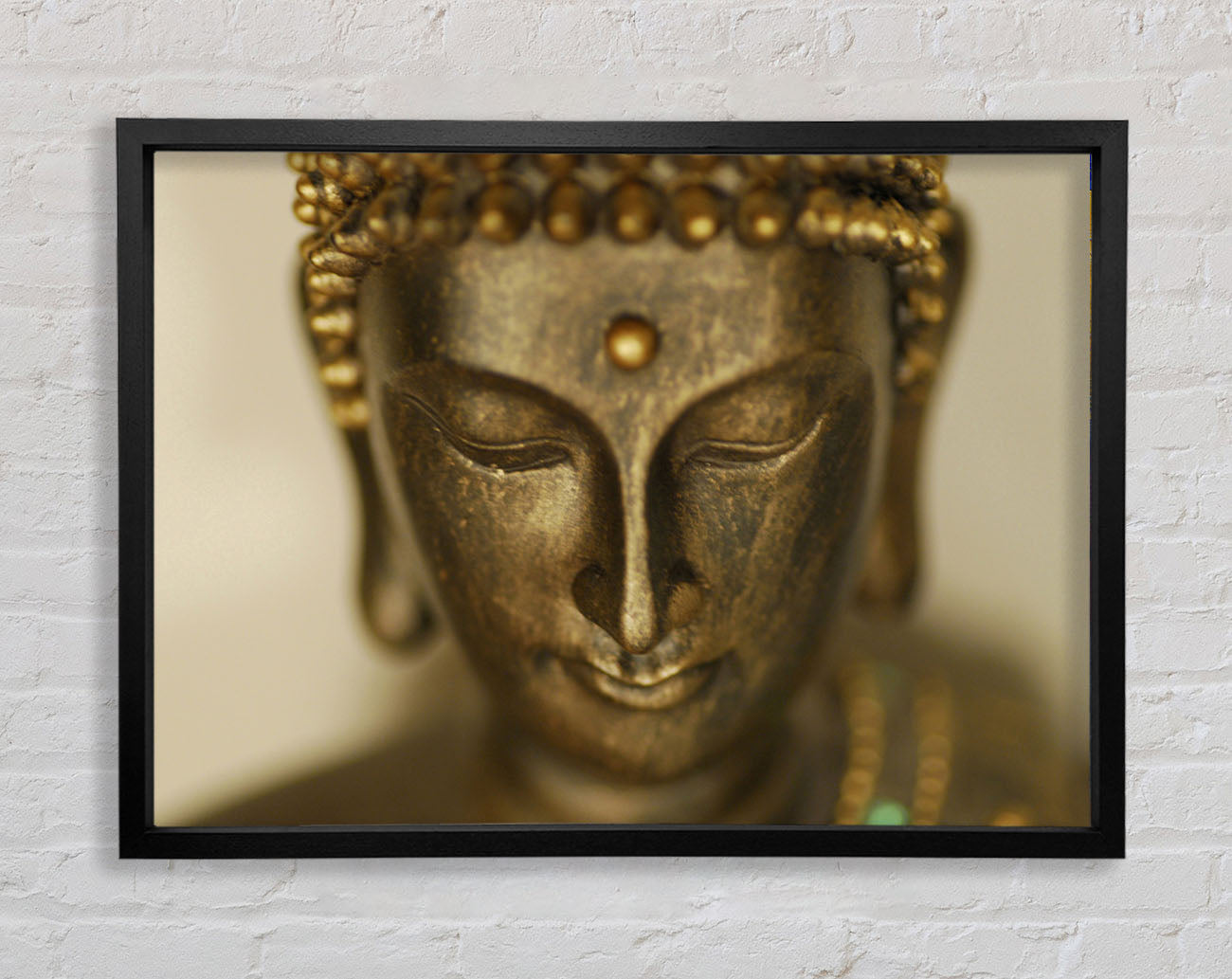 Buddha Face Temple Framed Wall Art
