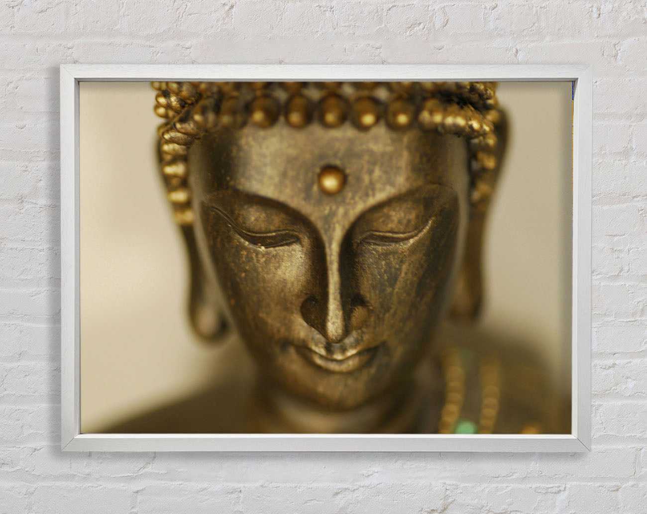Buddha Face Temple Framed Wall Art