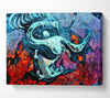 Tibetan Blue Warrior Canvas Wall Art