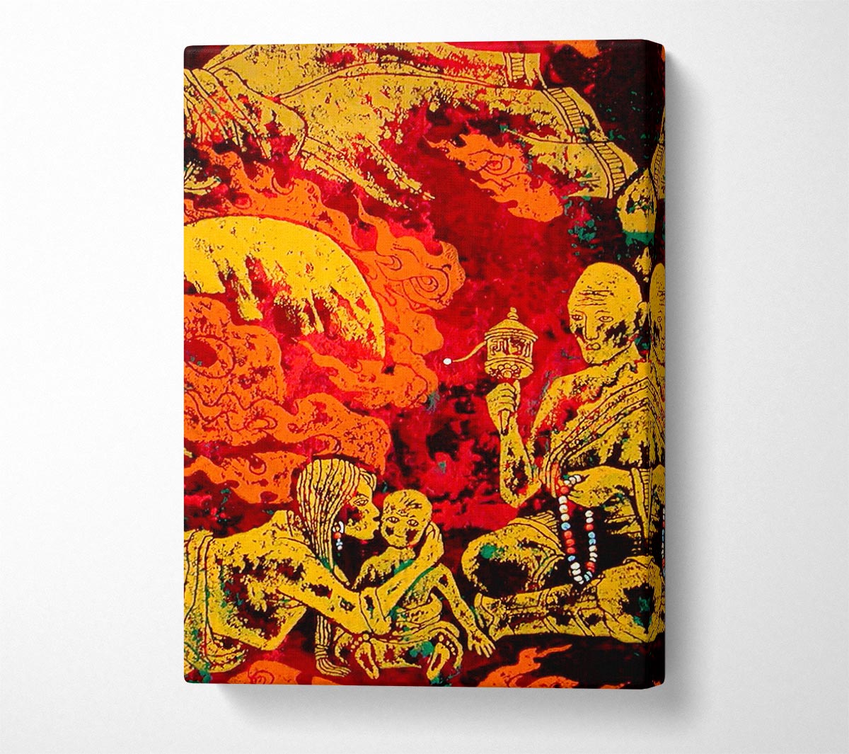 Tibetan Art Fire Wall Canvas Wall Art