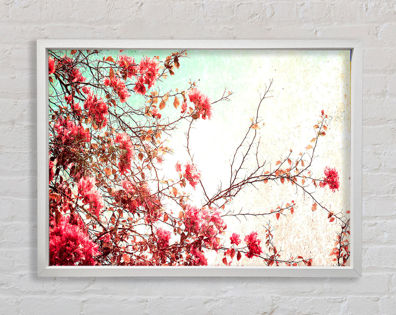 Antique Cherry Blossom Framed Wall Art