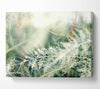 Winter Snow Leaves Canvas Wall Art