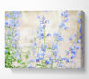 Blue Small Flowers Canvas Wall Art