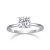 S925 Sterling Silver Moissanite Four-Prong