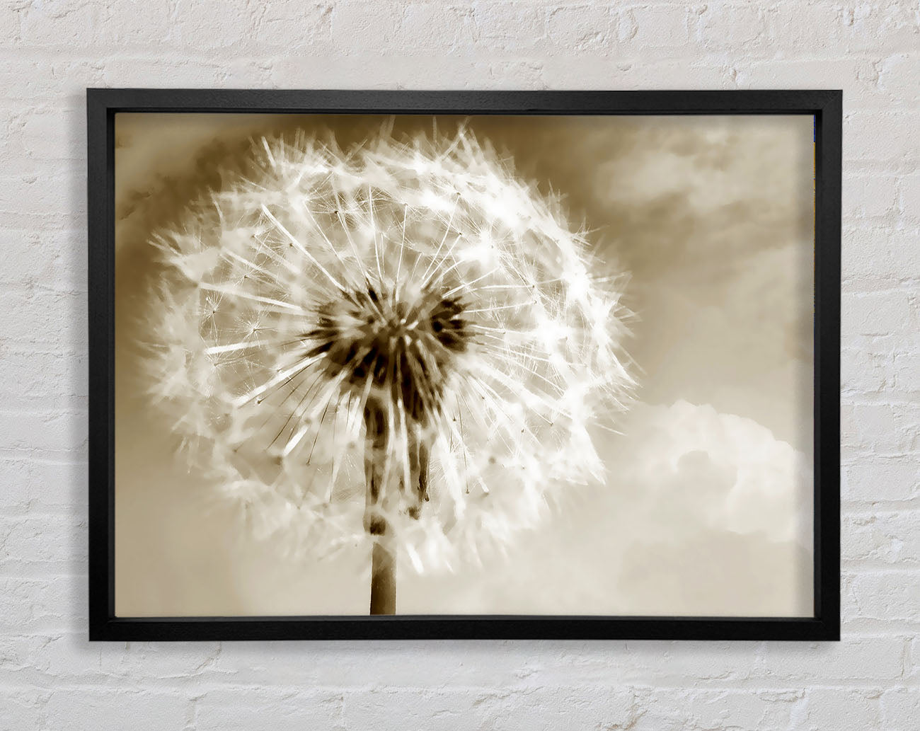 Chocolate Fairy Flower Framed Wall Art