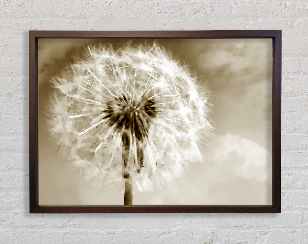 Chocolate Fairy Flower Framed Wall Art