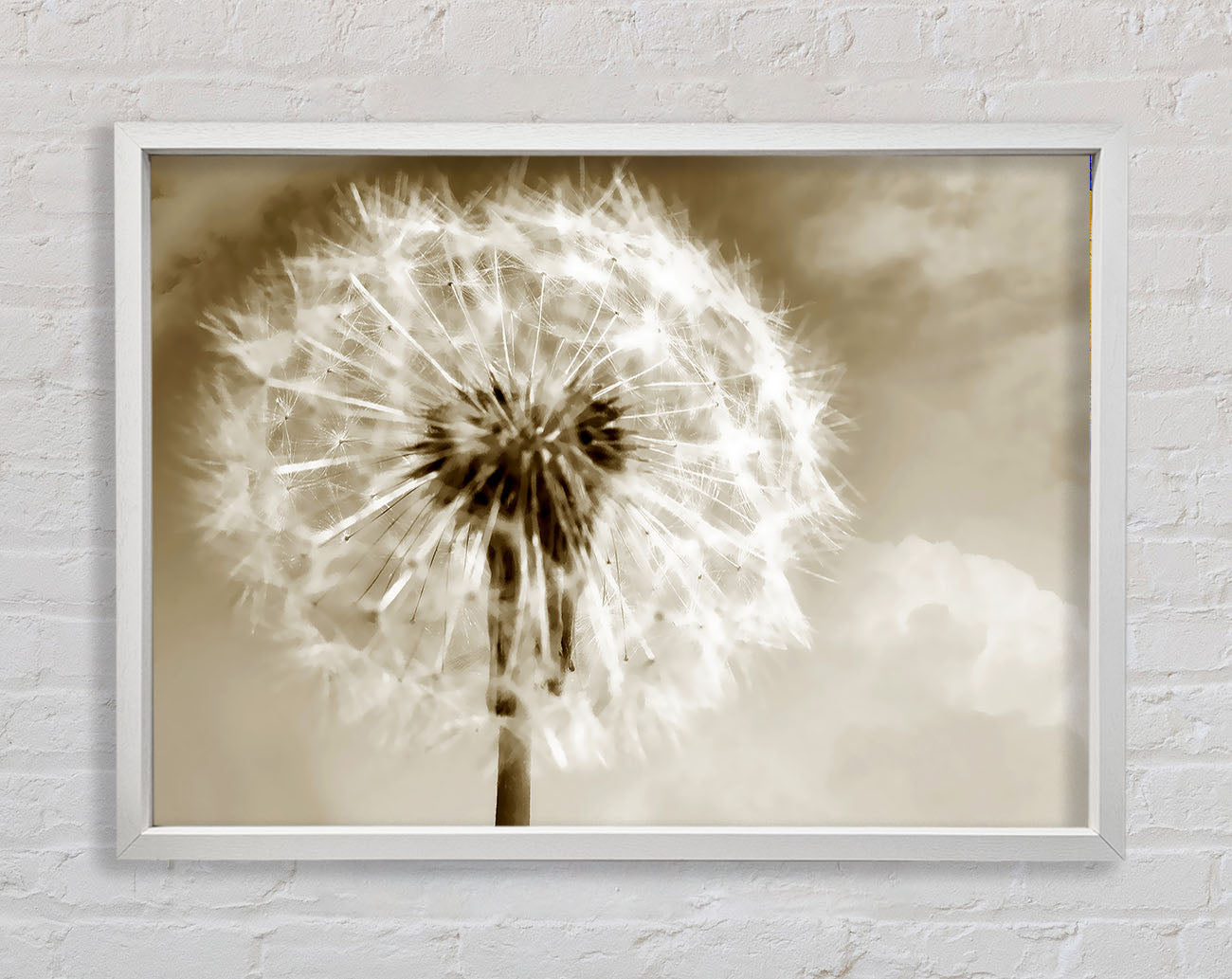 Chocolate Fairy Flower Framed Wall Art