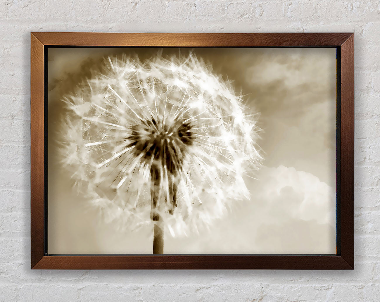Chocolate Fairy Flower Framed Wall Art