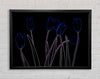 Abstract Neon Floral 23 Framed Wall Art