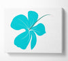 Blue Bloom Canvas Wall Art