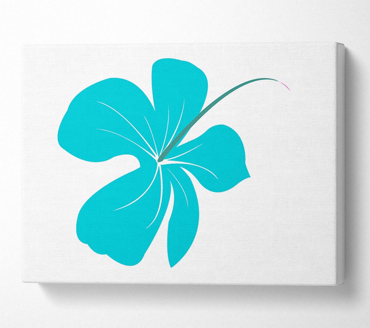Blue Bloom Canvas Wall Art