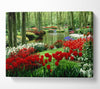 Tulip River Canvas Wall Art