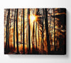 Steaming Light Rays Canvas Wall Art