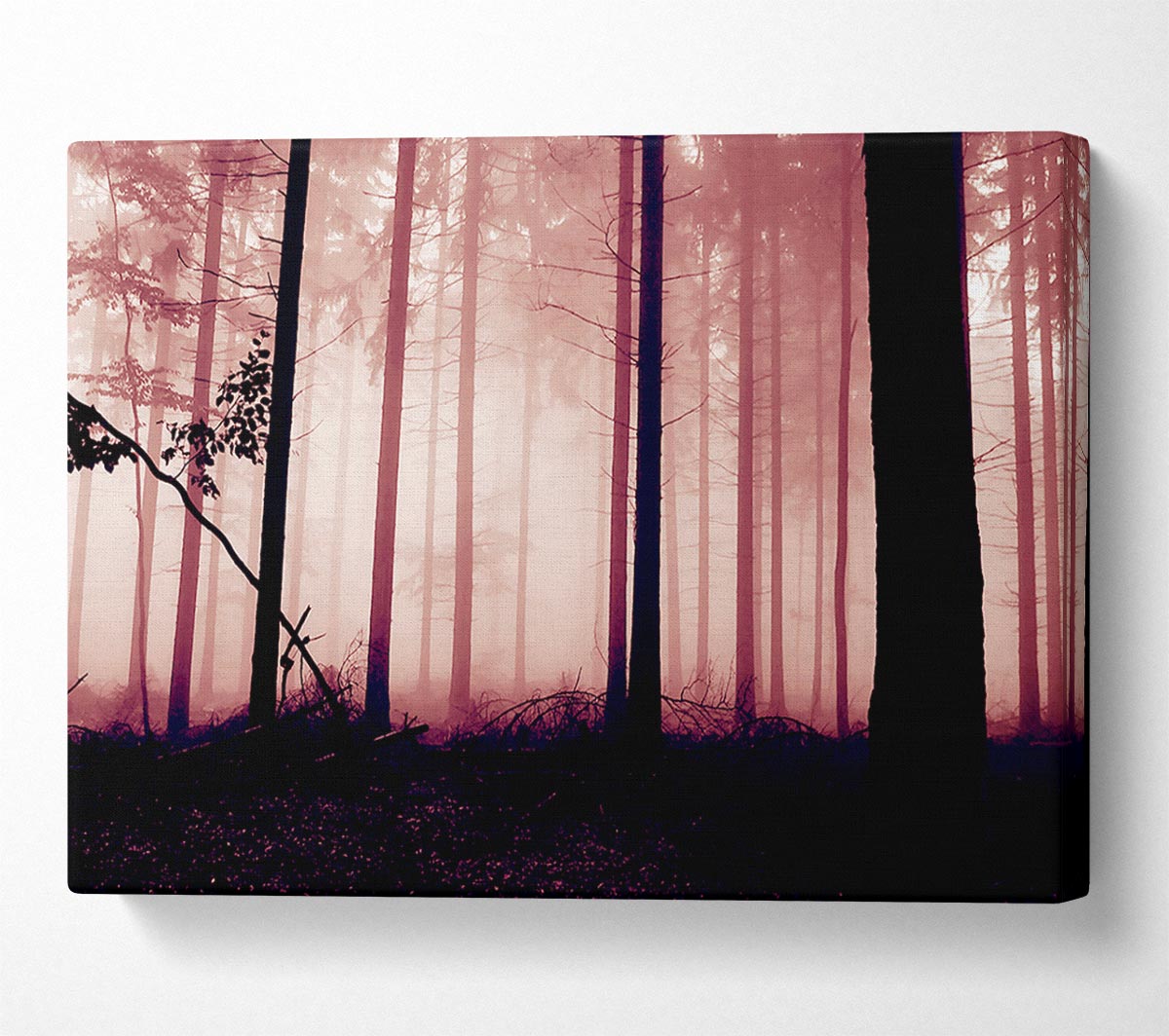 Mauve Forest Mist Canvas Wall Art