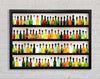 Colorful Bottles Framed Wall Art
