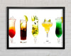 Cocktails For The Ladies Framed Wall Art