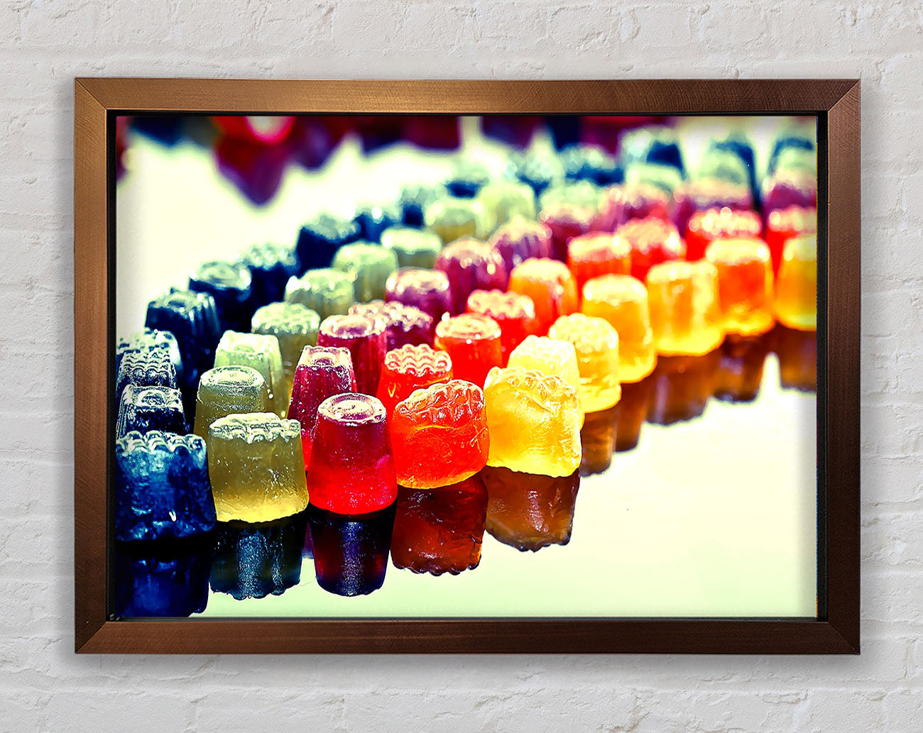 Colourful Jellies Framed Wall Art