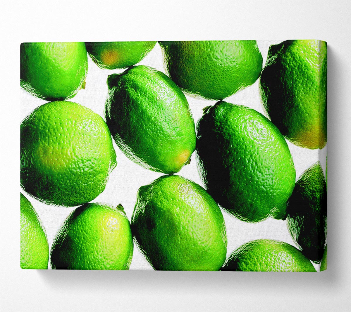 Lime Ocean Canvas Wall Art