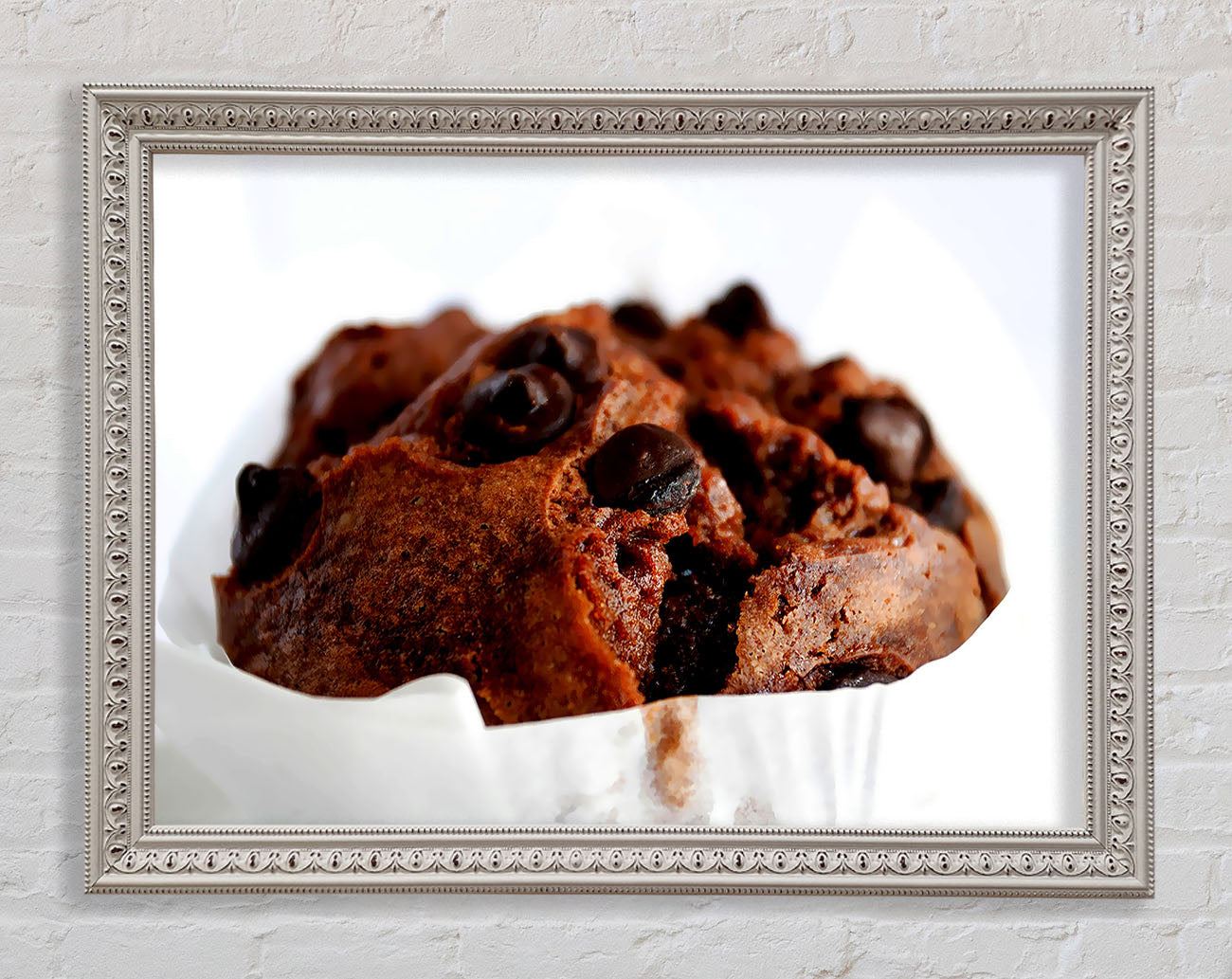 Chocolate Chip Muffin Framed Wall Art