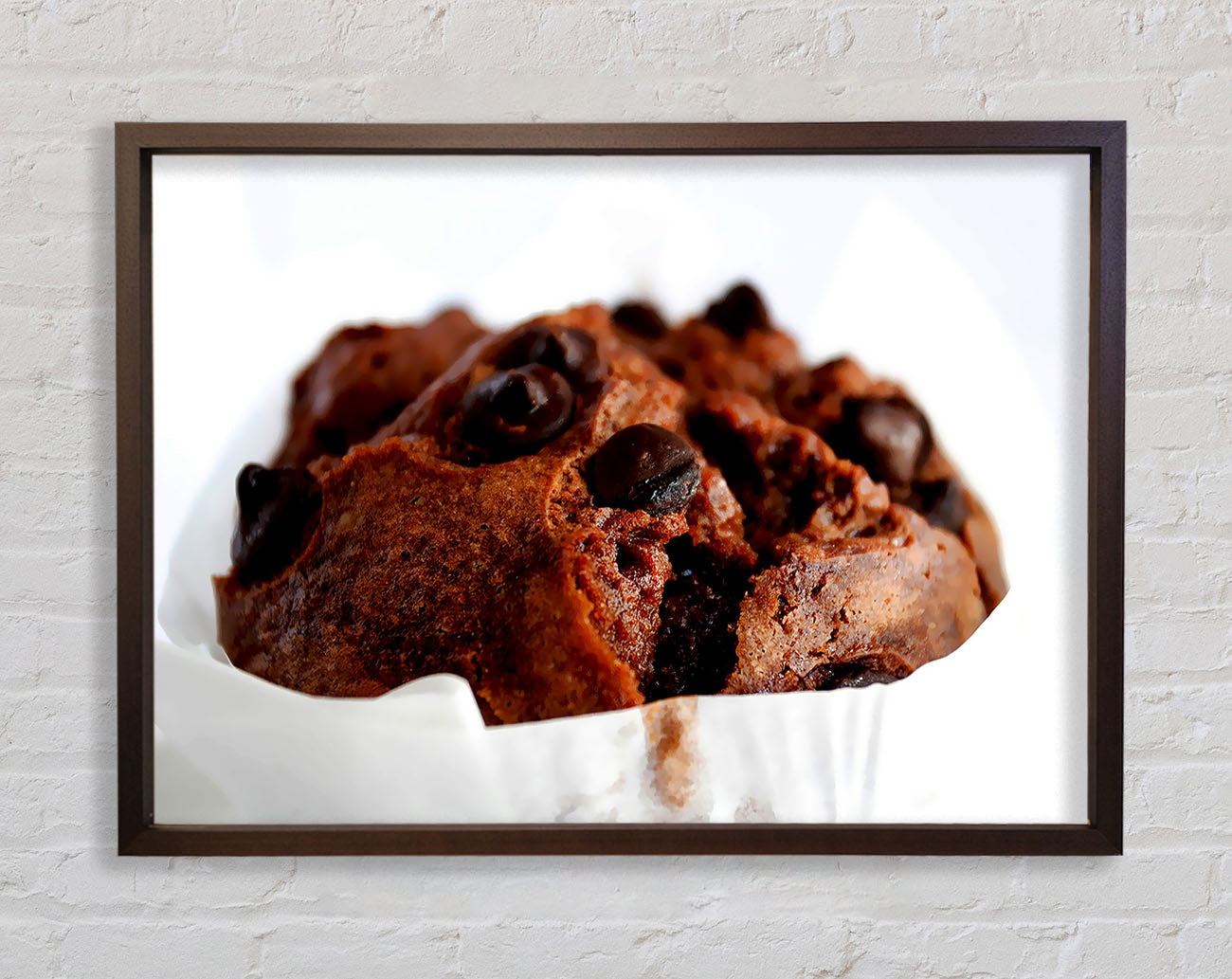 Chocolate Chip Muffin Framed Wall Art
